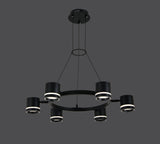 Pendul RFAN, Model R9171/6A1, 6 X Soclu GX53, Negru