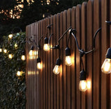 Ghirlanda Luminoasa RFAN, cu Panou Solar, 10 Becuri Incluse, 5m, 10 Fasung E27 , Negru
