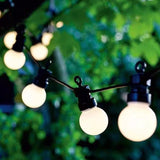Ghirlanda Luminoasa RFAN, Lungime 10 m, 20 Becuri Mate, Lumina Calda
