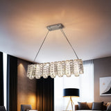 Candelabru LED RFAN, Model 70033-L850, Textura Cristal, Metal, 40W, Argintiu