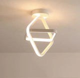 Lustra LED RFAN, Model D201WH, 3 Tipuri De Lumina, 48W, Alb