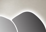 Oglinda LED Dubla, Asimetrica Premium 140×80 cm, Touch, 3 Tipuri Lumina – Calda, Rece, Naturala