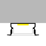 Profil LED Incastrat, 20 x 10, Lungime 2m, Aluminiu