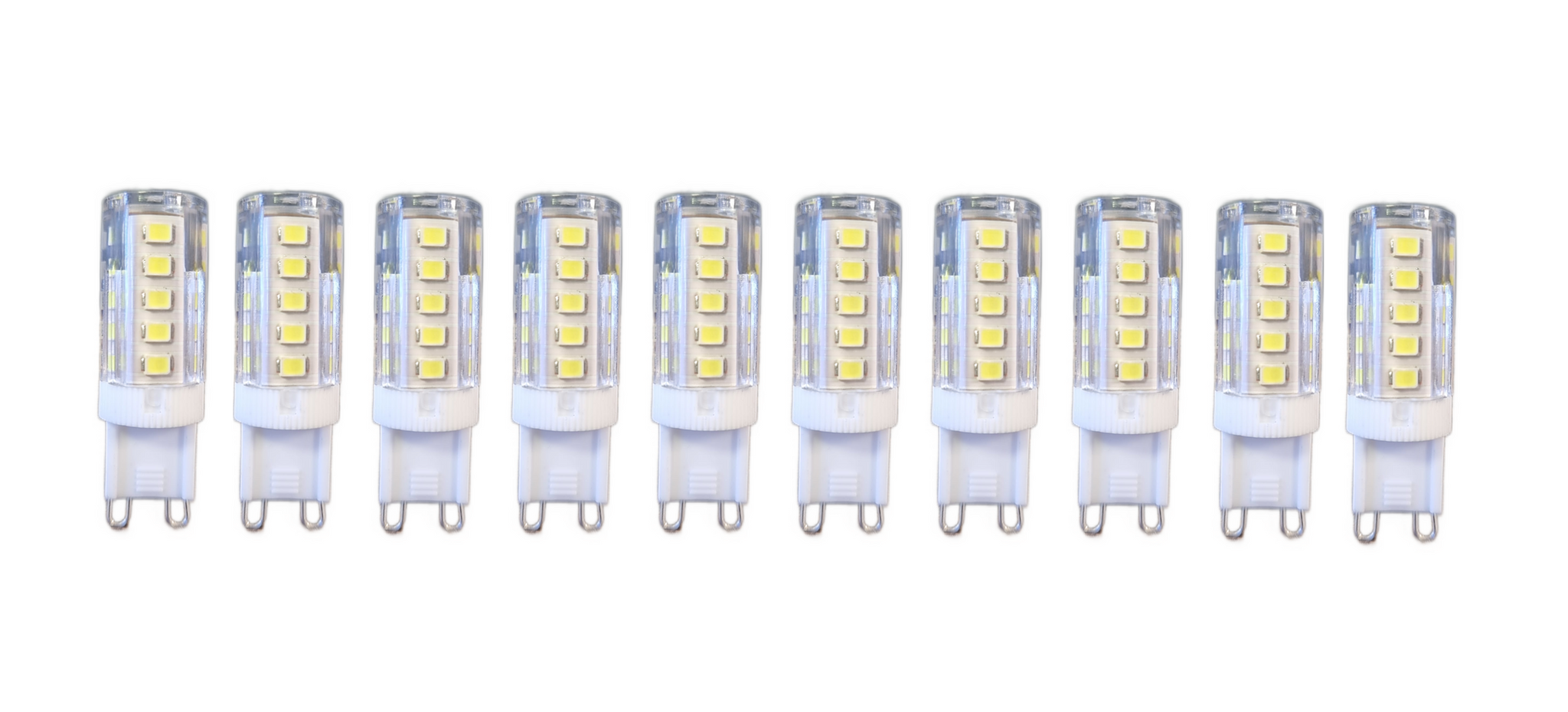 Set 10 x Becuri LED RFAN, G9, Lumina Calda, 3000K, 5W