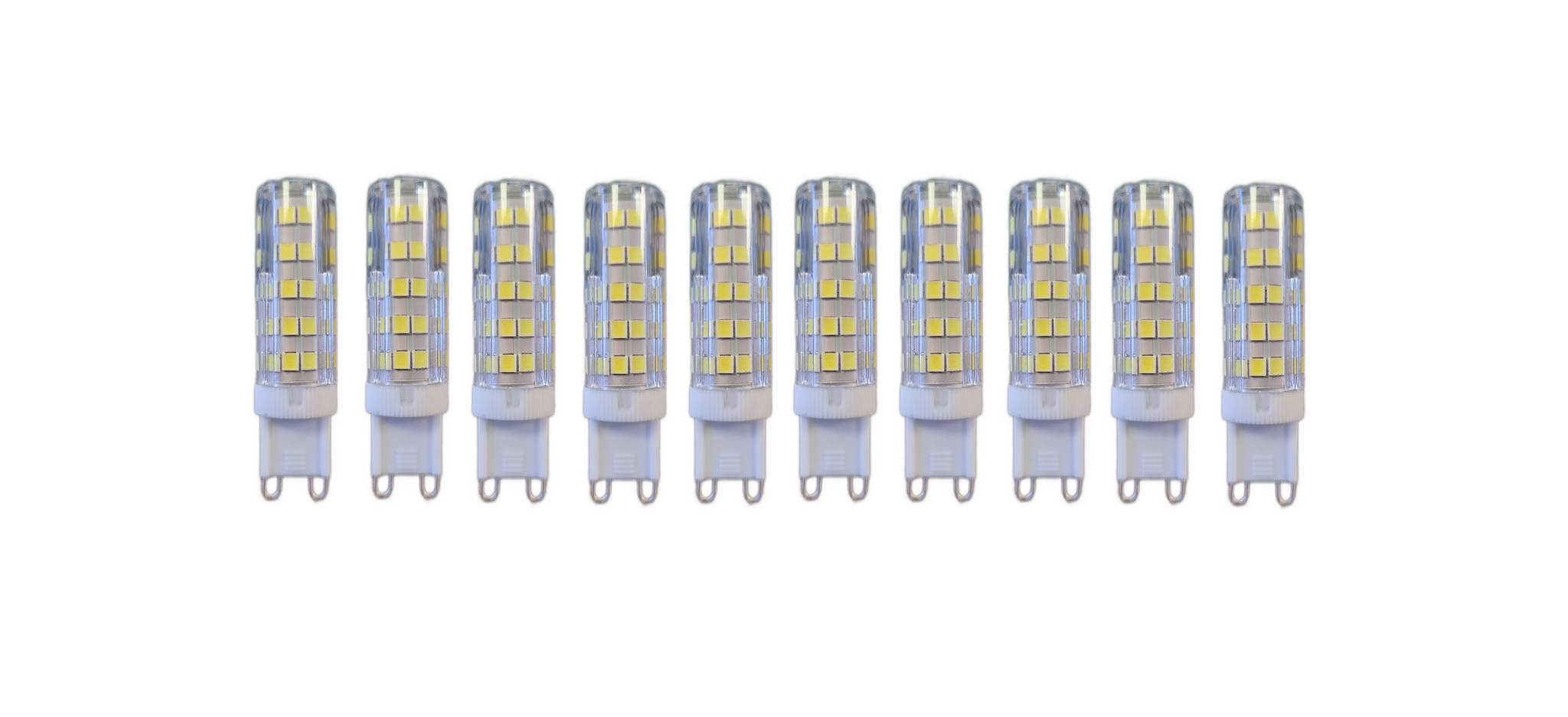 Set 10 x Becuri LED RFAN, G9, Lumina Neutra, 4000K, 7W