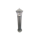 Stalp Iluminat Exterior RFAN, Model E239011, Material Aluminiu, 1 x E27, IP65, Negru