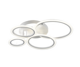 Lustra LED RFAN, Model K001-4, cu Telecomanda, 3 Tipuri de Lumina, Intensitate Reglabila, 118W, Alb