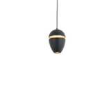 Pendul LED RFAN, Model D20899, Lumina Neutra, Inaltime Reglabila, 7W, Negru Mat
