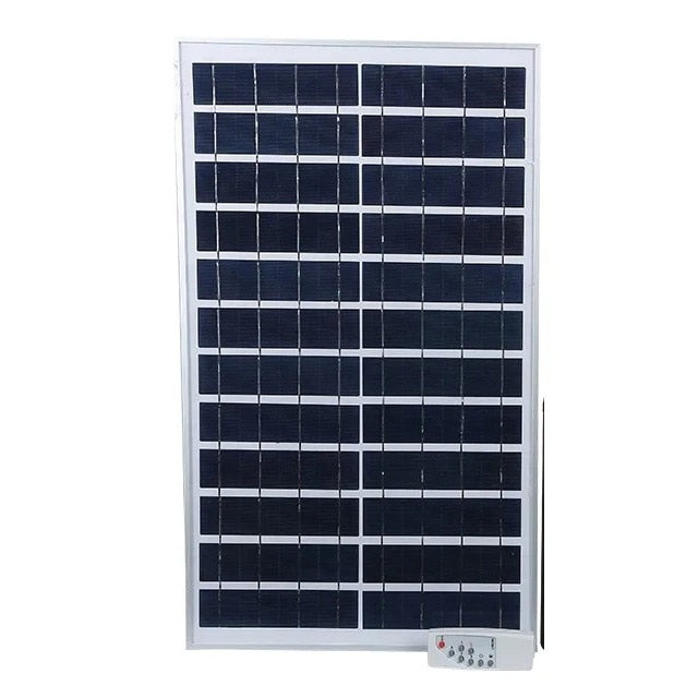 Proiector LED Stradal, Rezistent la Apa IP65, cu Panou Solar, 100W, cu Telecomanda