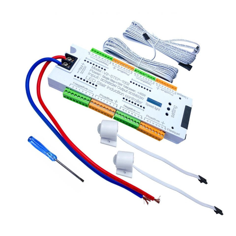 Kit Iluminat Scara Cu Senzor De Miscare, 32 Trepte
