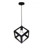 Lustra Pendul RFAN, Model 2182(1), E27, Inaltime Reglabila, Metalica, 102 cm, Negru