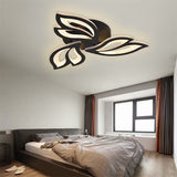 Lustra LED RFAN, Model K137-3, cu Telecomanda, 3 Tipuri de Lumina, Intensitate Reglabila, 72W, Negru