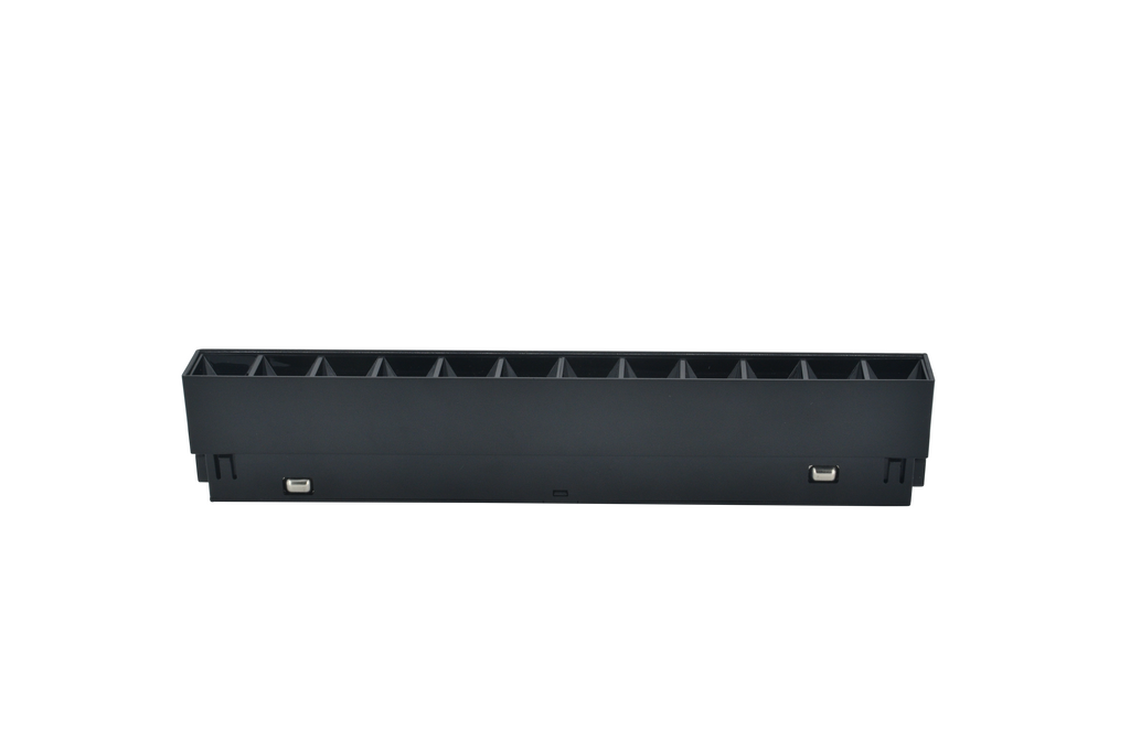 Grila LED Sina Magnetica Incastrata, Lumina Neutra, 12W, Negru