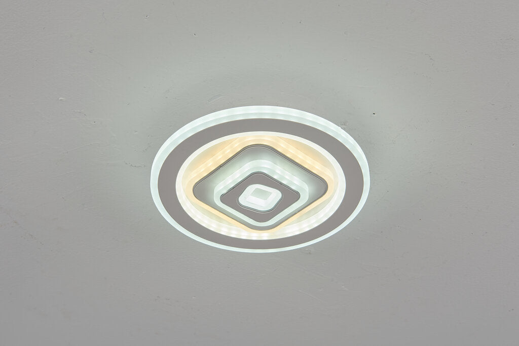 Aplica LED RFAN, Model 7798-2, 3 Tipuri de Lumina, 36W, Alb