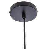 Pendul Rustic RFAN, Model 605-1, 1 x E27, Inaltime Reglabila, Negru