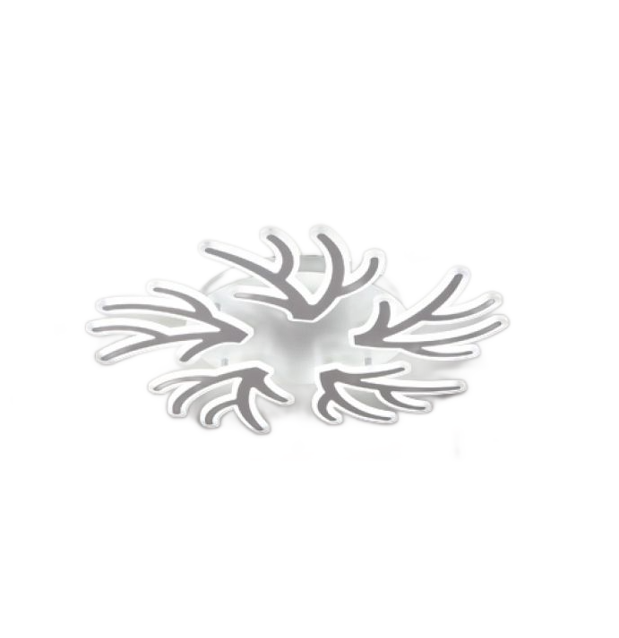 Lustra LED RFAN, Model K46/5, cu Telecomanda, 3 Tipuri de Lumina, Intensitate Reglabila, 150W, Alb