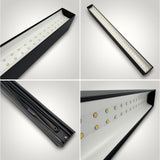 Corp LED Liniar RFAN, Interconectabil, Suspendat, 3 Tipuri De Lumina, 50W, Negru