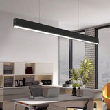 Corp LED Liniar RFAN, Interconectabil, Suspendat, 3 Tipuri De Lumina, 50W, Negru